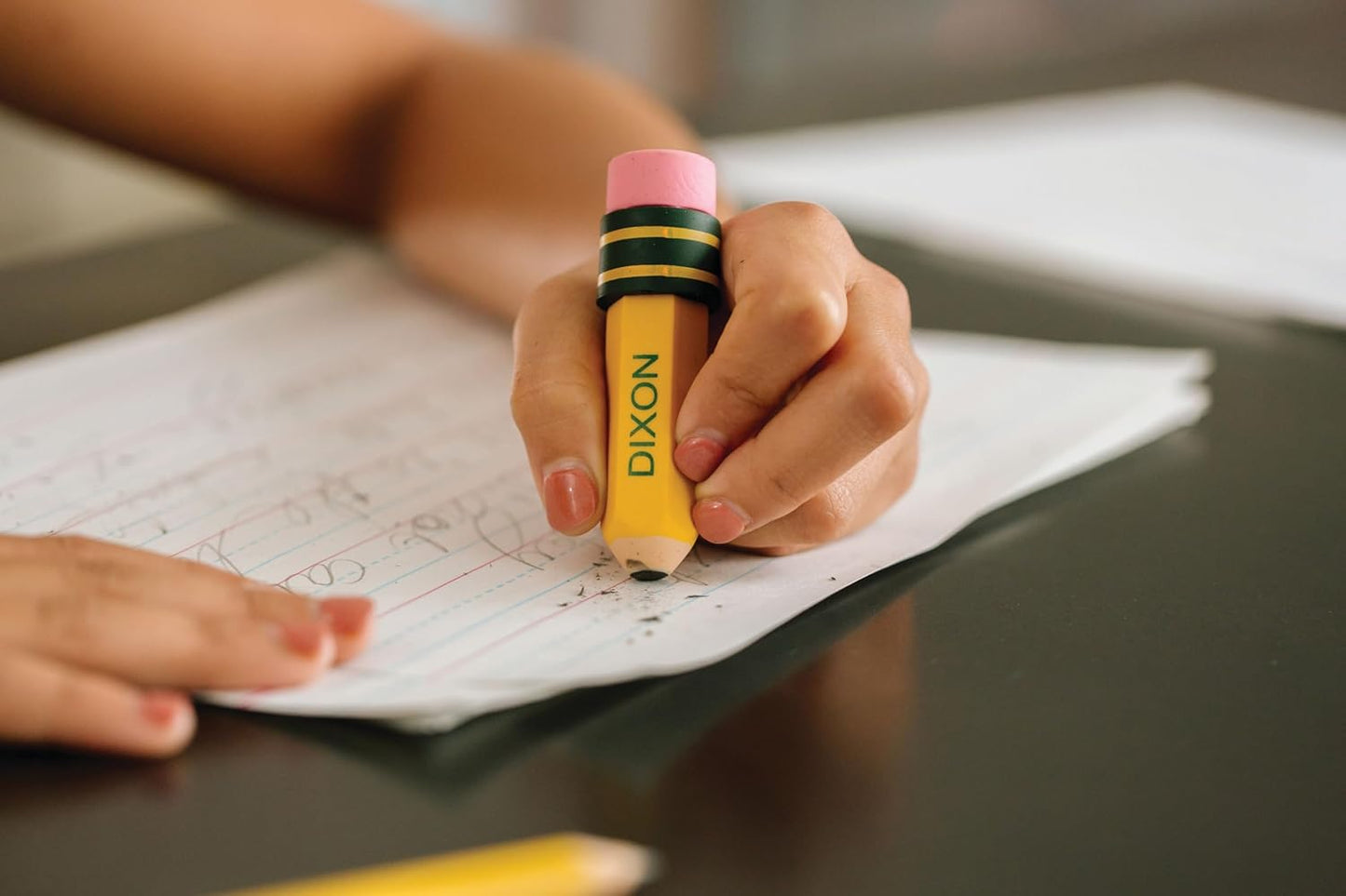 TICONDEROGA Erasers. Pencil Shaped. Yellow. 36-Pack (38936)