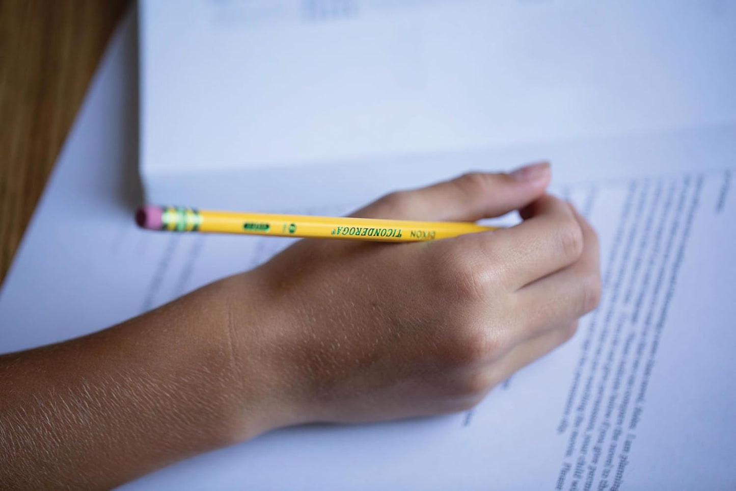 Ticonderoga Wood-Cased Pencils. Pre-Sharpened. #2 HB Soft. Yellow. 18 Count