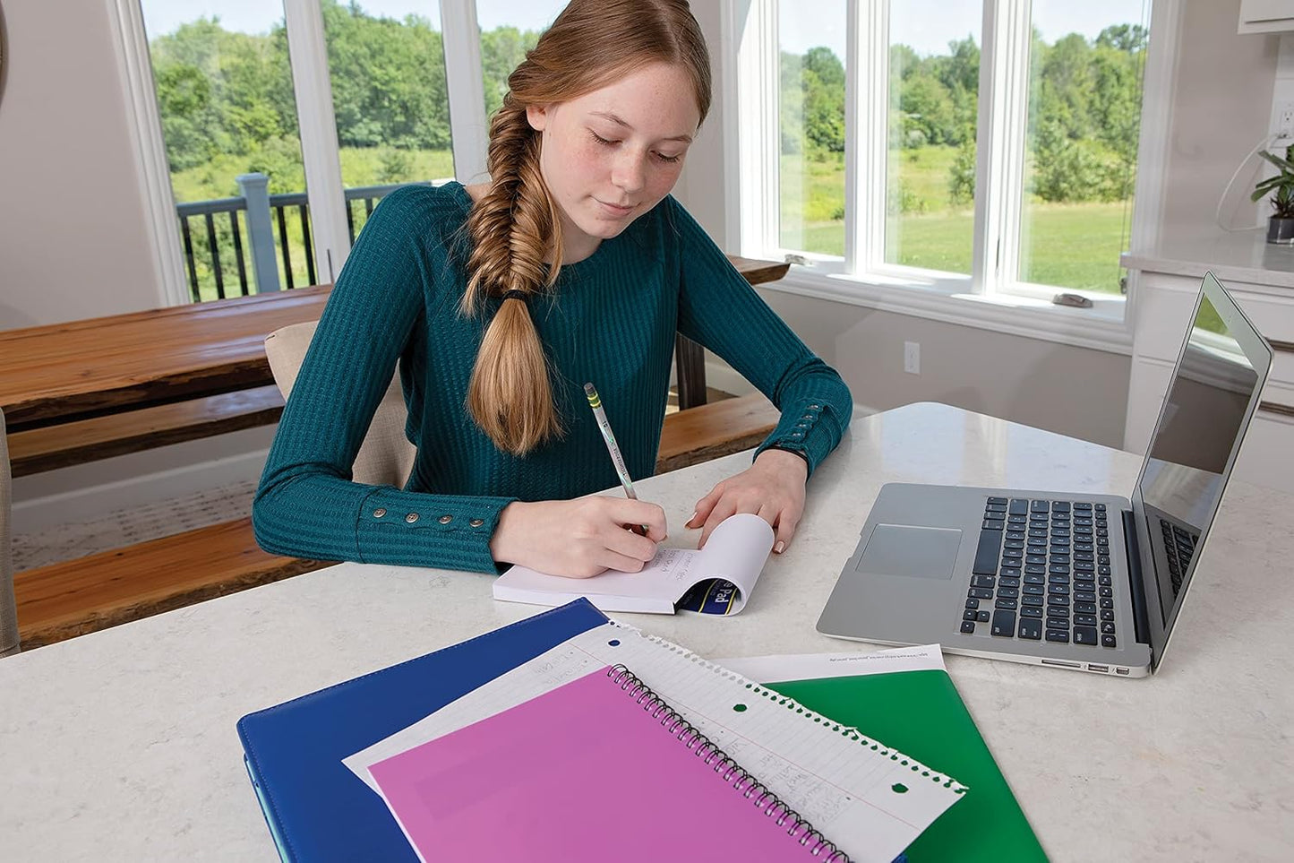 Ticonderoga Noir Black Wood-Cased #2 Pencils. Holographic Design. 12 Count