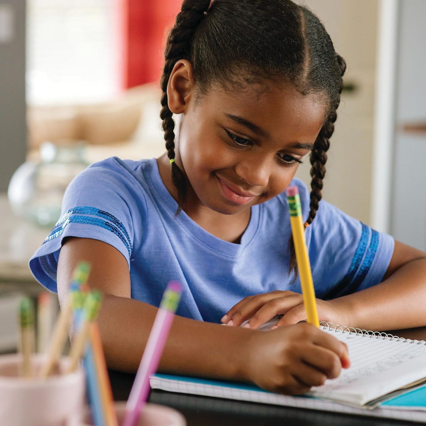 Ticonderoga My First Wood-Cased Pencils. 2 HB Soft. Pre-Sharpened. Yellow. 2 Count