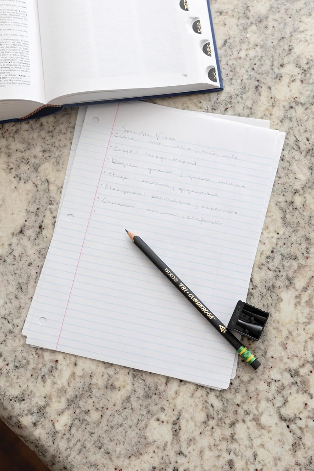 Dixon Tri-Conderoga Triangular Black Woodcase