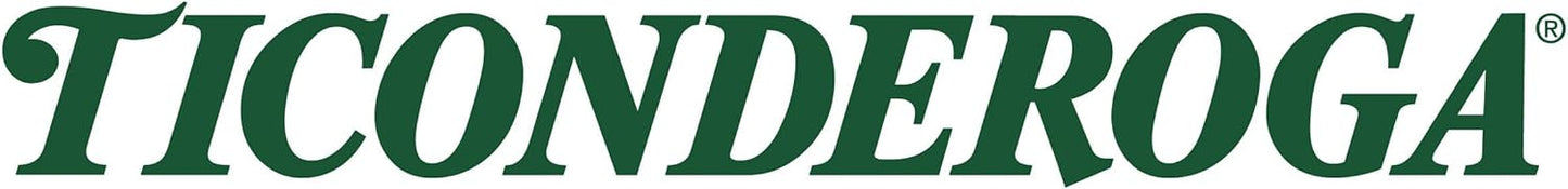 Ticonderoga My First Short Triangular Wood-Cased Pencils. #2 HB Soft. With Erasers. Yellow. 4 Count