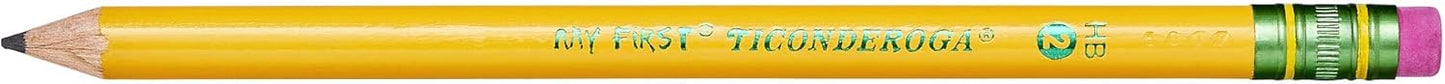 Ticonderoga My First Primary Size #2 Beginner Pencils 6 Boxes of 12. 72 Pencils Total (33312SP)