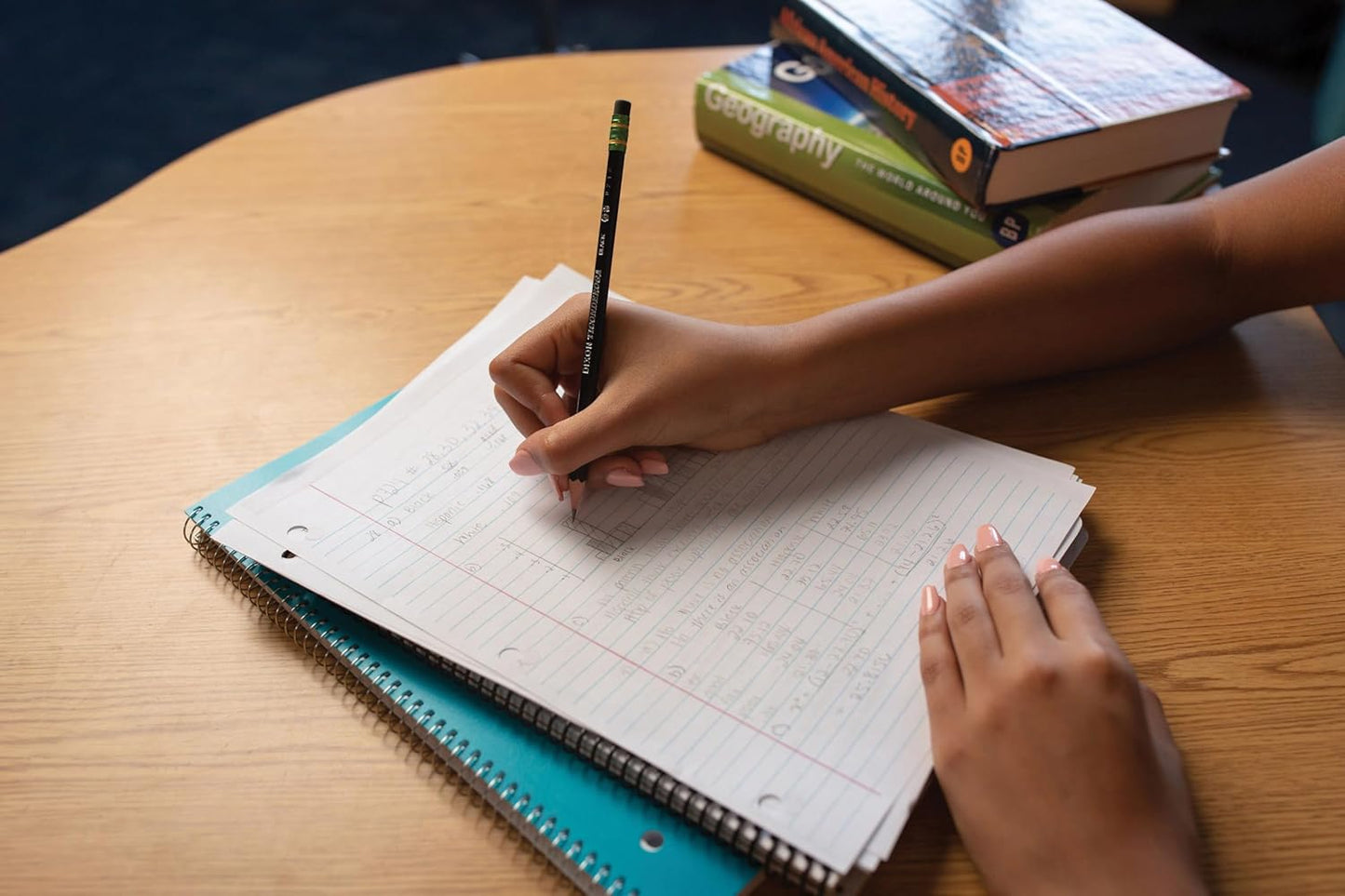 Ticonderoga Wood-Cased Pencils. Pre-Sharpened. 2 HB Soft. Black. 10 Count