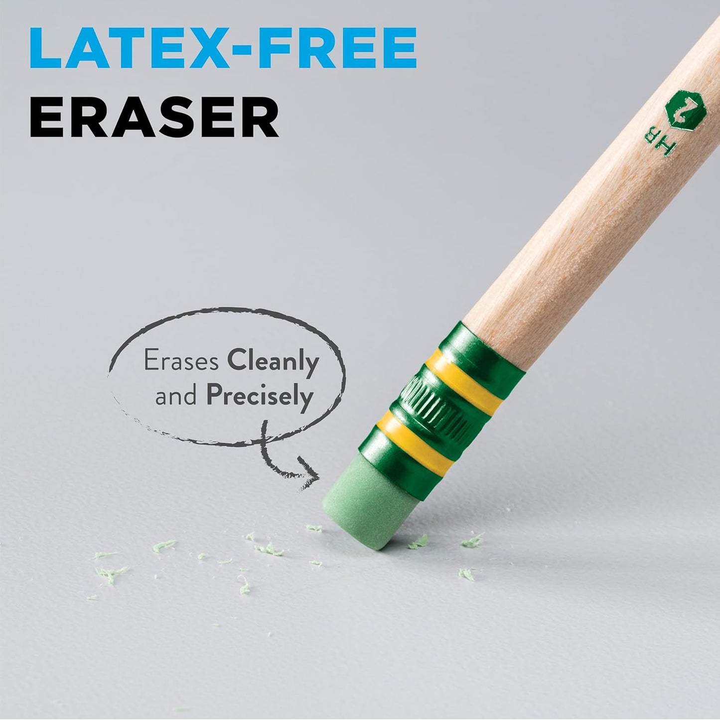 Ticonderoga Envirostik Wood-Cased Pencils. #2 HB Soft. Natural. 12 Count