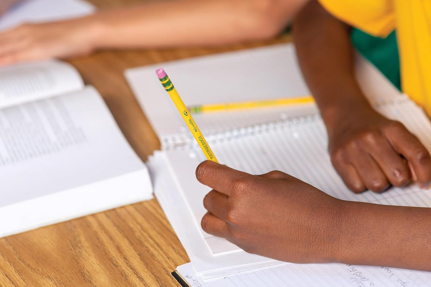 Ticonderoga Tri-Write Wood-Cased Pencils. 2HB Soft. Yellow. 12 Count