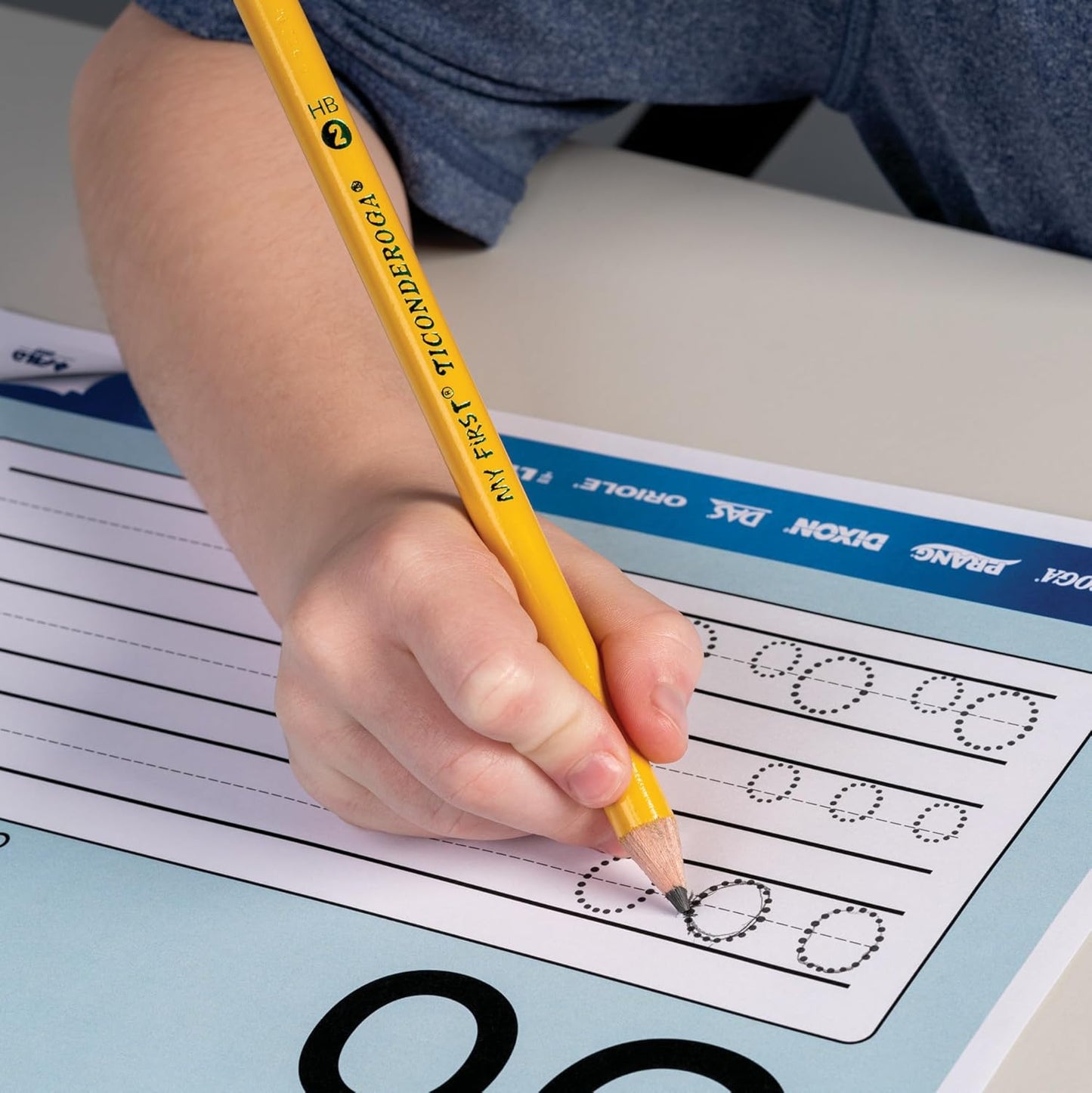 Ticonderoga My First Wood-Cased Pencils. 2 HB Soft. Pre-Sharpened. Yellow. 2 Count