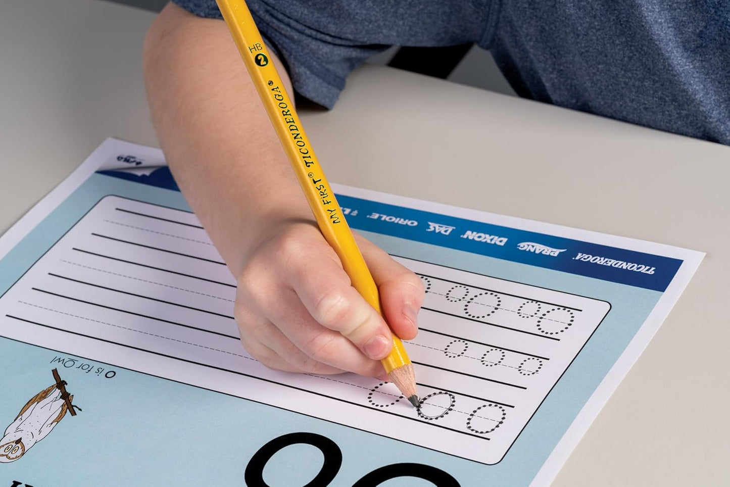 Ticonderoga My First Wood-Cased Pencils. 2 HB. Yellow. 36 Count