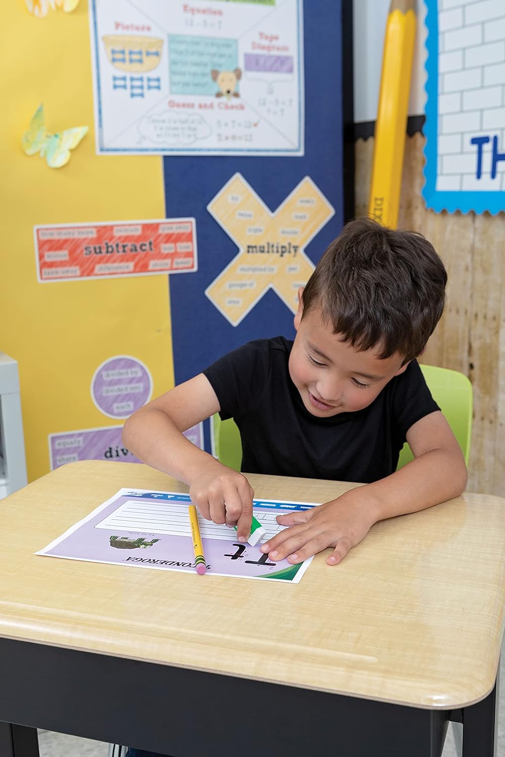 Ticonderoga Vinyl Erasers. White. 4 Count. 6 Packs (X38004)