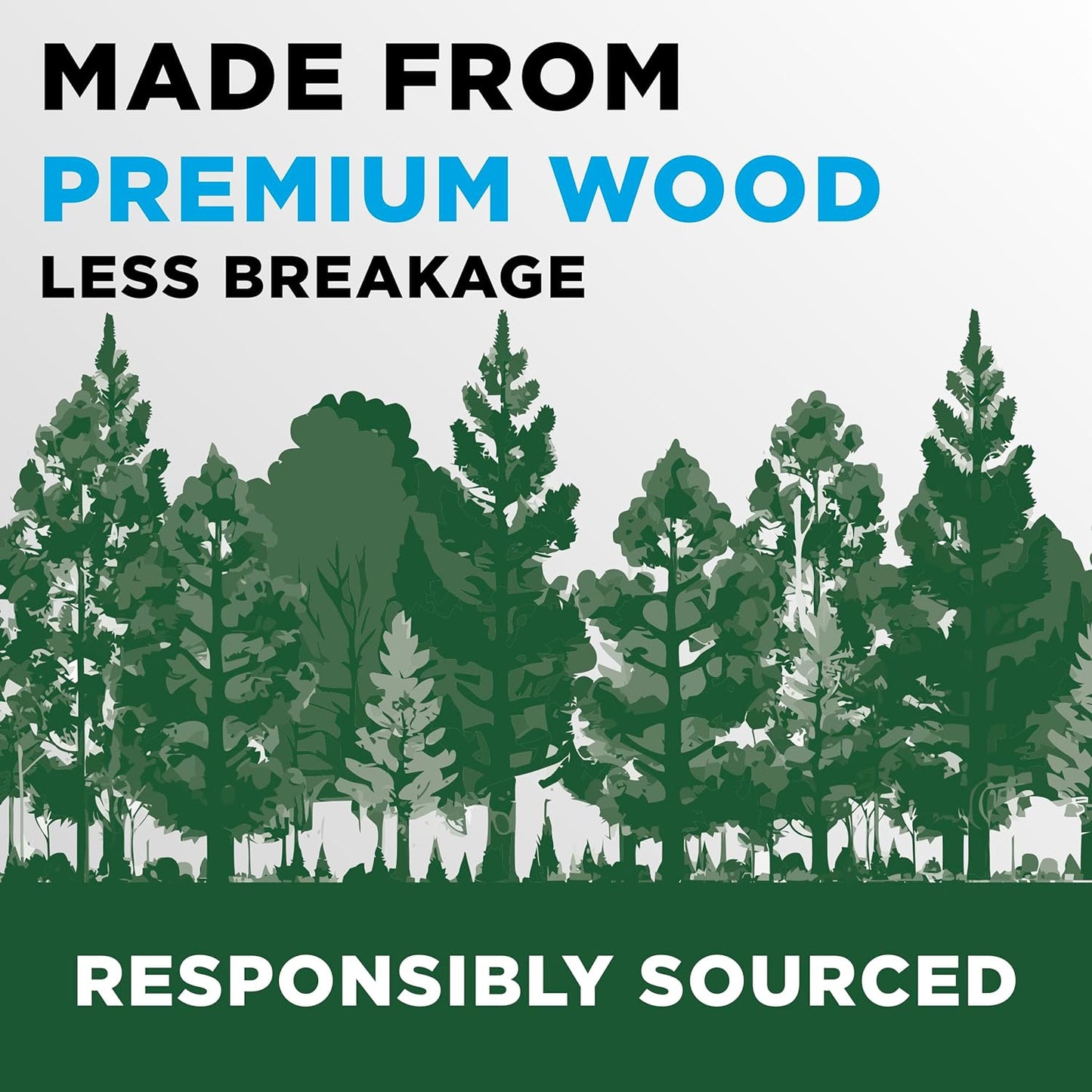 Ticonderoga Envirostik Wood-Cased Pencils. #2 HB Soft. Natural. 12 Count