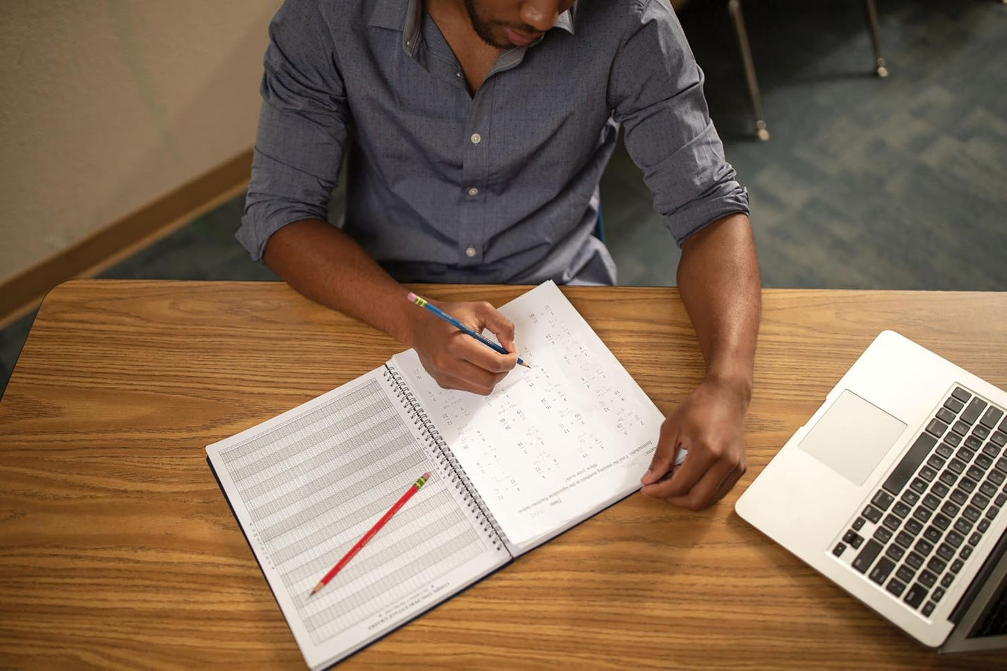 Ticonderoga? Erasable Checking Pencils. Presharpened. Carmine Red. Pack Of 12